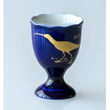 1979 Hackefors Cobalt Blue Egg Cup Eurasian Curlew