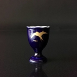 1984 Hackefors Cobalt Blue Egg Cup Arctic Tern