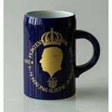 Hackefors king series, mug no. 2, Gustaf VI Adolf