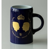 Hackefors king series, mug no. 6, Royal Wedding, Carl XVI Gustaf and Silvia