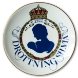 1977 Hackefors mindeplatte med Dronning Silvia