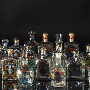 Holmegaard snapsflasker mv. pris. pr. styk spørg om aktuelt udvalg inden køb | Nr. HF0000 | DPH Trading
