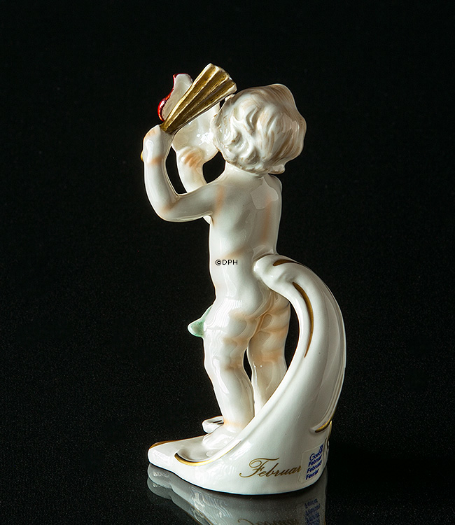 Goebel Hummel månedsfigur Februar dreng med maske