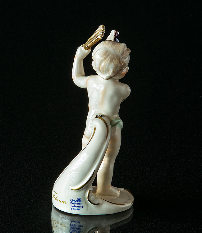 Goebel Hummel månedsfigur Februar dreng med maske