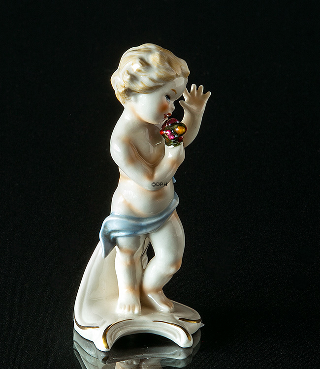 Goebel Hummel månedsfigur Marts pige med blomster