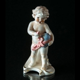 Goebel Hummel månedsfigur April pige med påskeæg