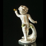 Goebel Hummel Monthly Figurine May Boy Running with Butterfly