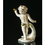 Goebel Hummel Monthly Figurine May Boy Running with Butterfly