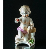 Goebel Hummel Monthly Figurine July Girl with Basket and Berry