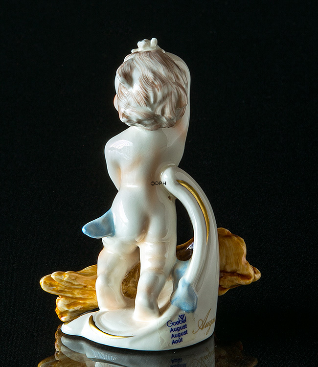 Goebel Hummel månedsfigur august dreng med kornneg