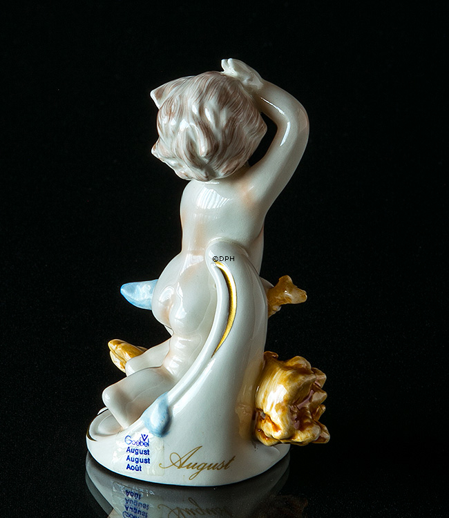 Goebel Hummel månedsfigur august dreng med kornneg