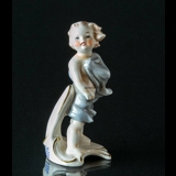 Goebel Hummel Monthly Figurine November Boy with Shawl in the Wind 1978