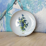 1980 Hackefors mother's day plate Forget-me-not