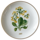 1985 Hackefors mother's day plate Cowslip