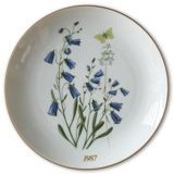 1987 Hackefors mother's day plate Bluebell