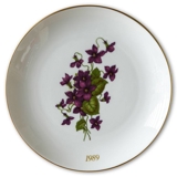 1989 Hackefors mother's day plate Viola