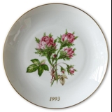 1993 Hackefors mother's day plate Rose