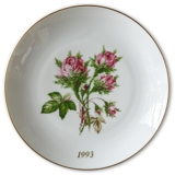 1993 Hackefors mother's day plate Rose