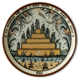 1977 Höganäs plate with biblical motif