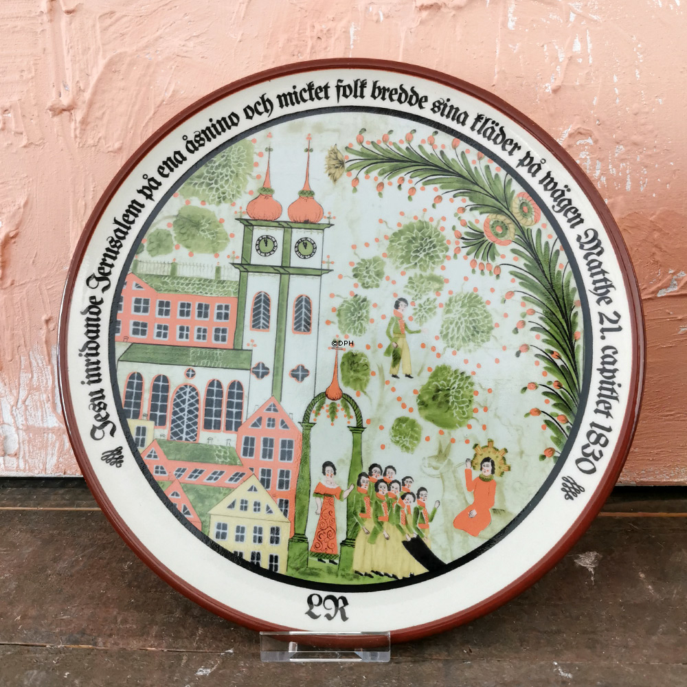 1983 Höganäs platte med bibelsk motiv