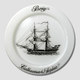 1973 Holmegaard Skibsplatte, Briggen Catharina