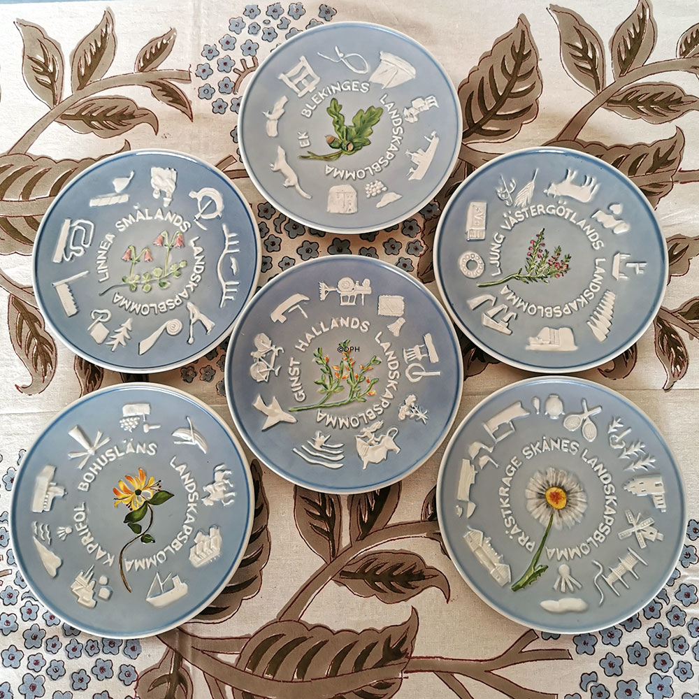 Hummel Goebel Svensk Område platte med Skåne