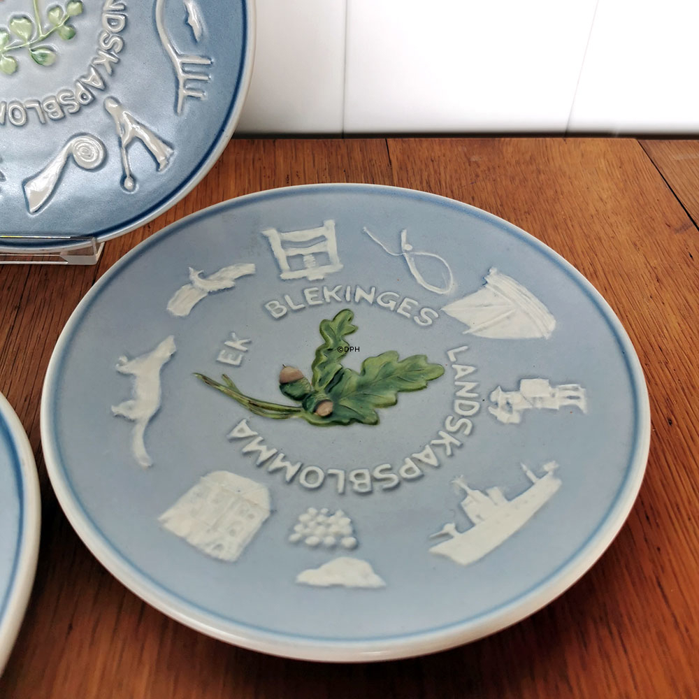 Hummel Goebel Svensk Område platte med Blekinge