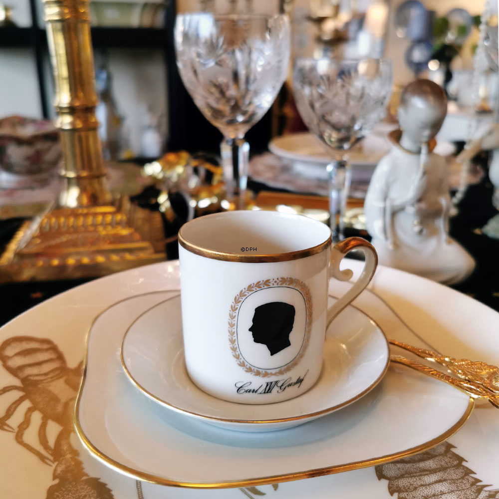 Hackefors kongetallerken Carl XVI Gustaf 19-6-1976