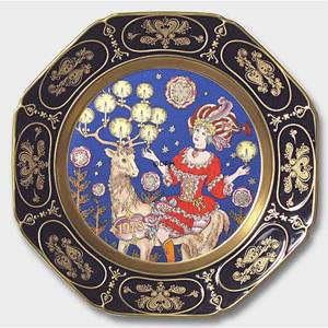 Wall decoration - 1978 Christmas plate Hutschenreuther