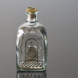 Holmegaard Christmas Bottle 1981, capacity 65 cl.