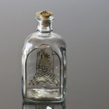 Holmegaard Christmas Bottle 1981, capacity 65 cl.