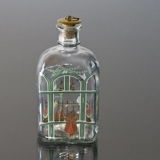 Holmegaard Christmas Bottle 1987, capacity 65 cl.