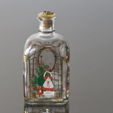 Holmegaard Christmas Bottle 1990, capacity 65 cl.