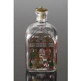 Holmegaard Christmas Bottle 1995, capacity 65 cl.