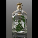 Holmegaard Christmas Bottle 1996, capacity 65 cl.