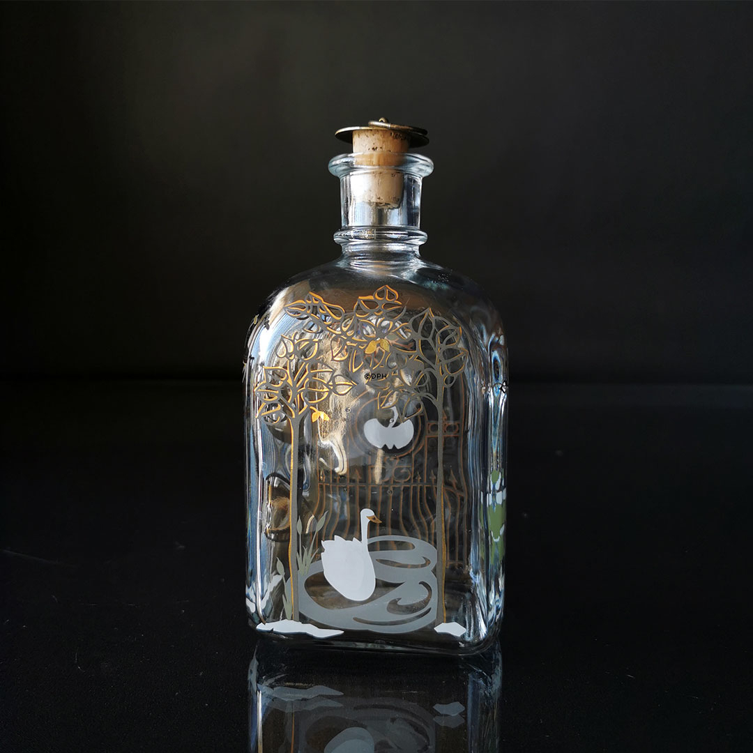 Holmegaard Juleflaske 2007, indhold 65 cl.