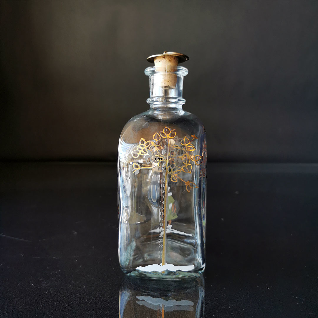 Holmegaard Juleflaske 2007, indhold 65 cl.