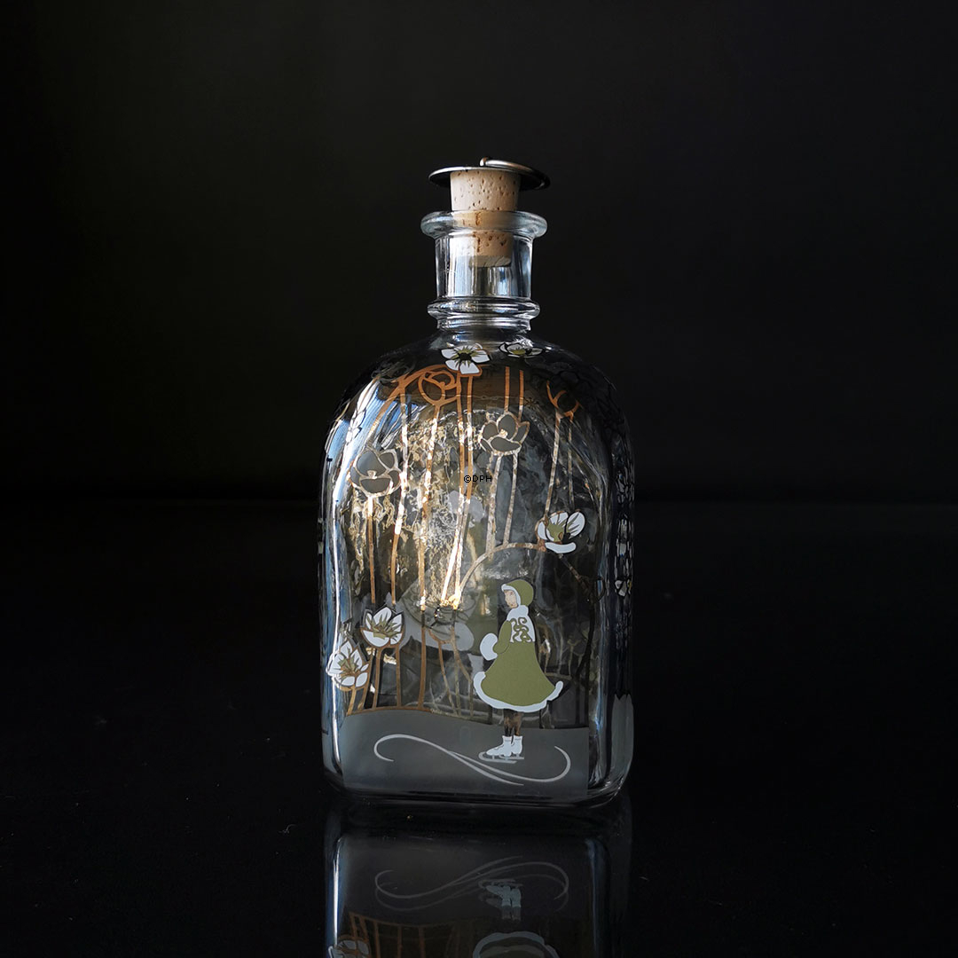 Holmegaard Juleflaske 2009, indhold 65 cl.