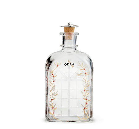 Juleflaske 2010, indhold 65 cl. Holmegaard Christmas