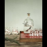 Juleflaske 2011, indhold 65 cl. Holmegaard Christmas