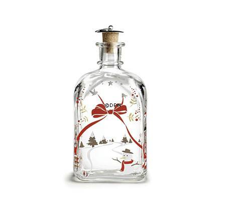 Juleflaske 2012, indhold 65 cl. Holmegaard Christmas