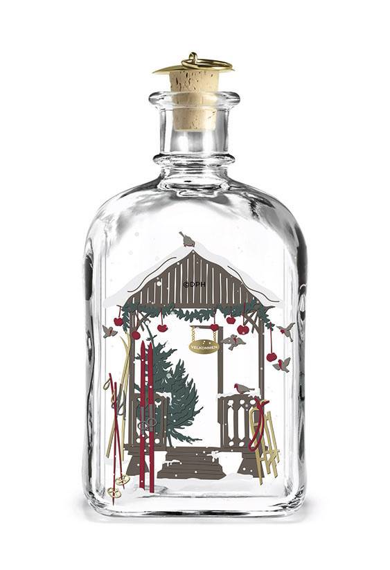 Juleflaske 2019, indhold 70 cl. Holmegaard Christmas