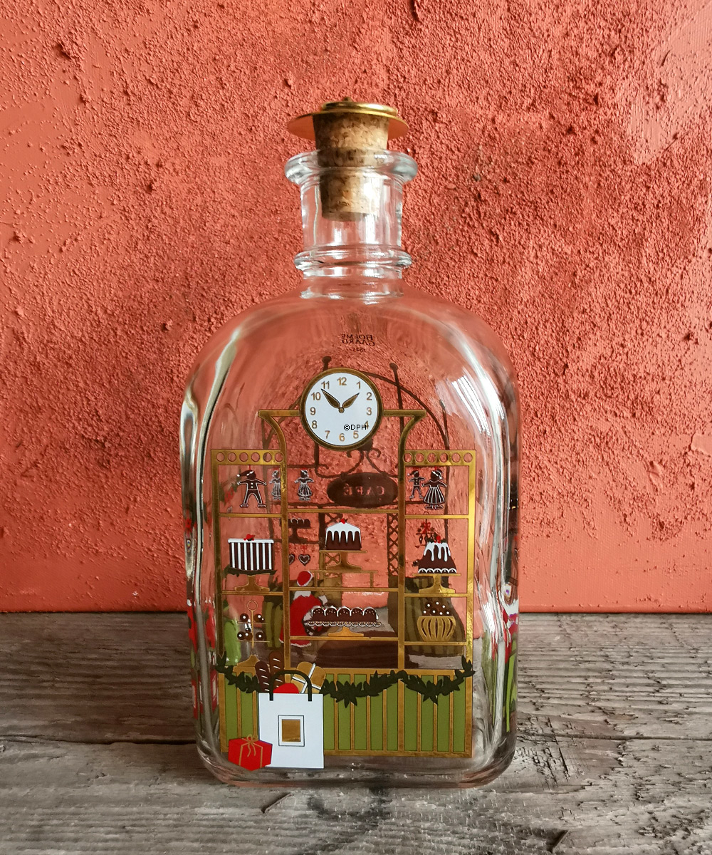 Juleflaske 2023, indhold 73 cl. Holmegaard Christmas