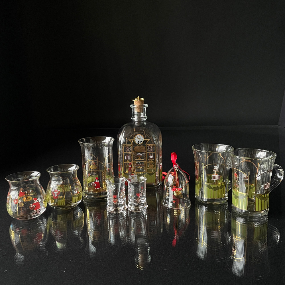 Juleflaske 2023, indhold 73 cl. Holmegaard Christmas