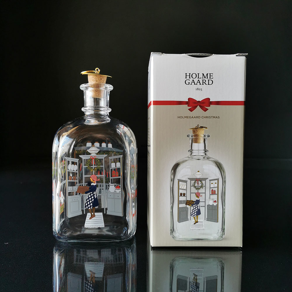 Juleflaske 2024, indhold 73 cl. Holmegaard Christmas