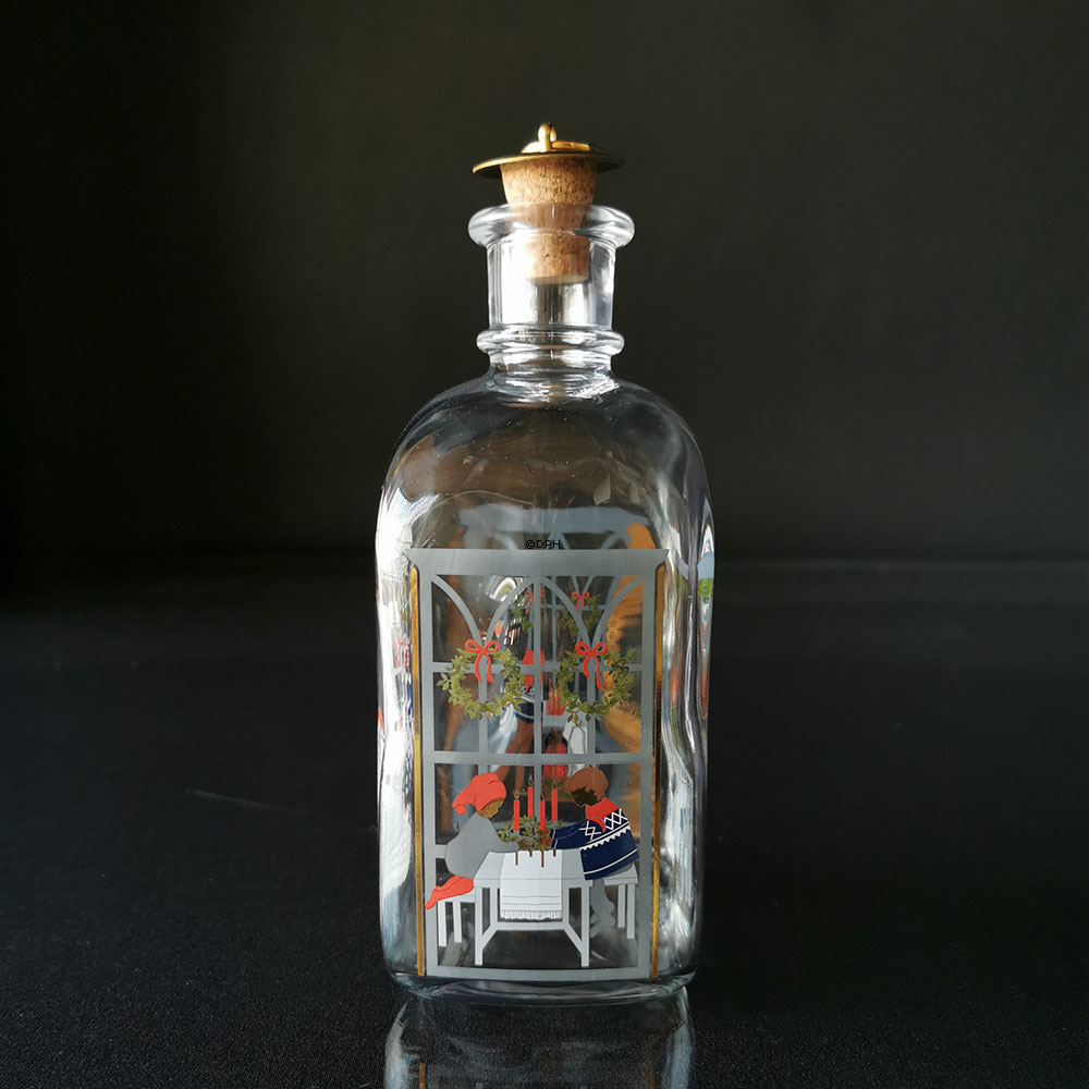 Juleflaske 2024, indhold 73 cl. Holmegaard Christmas