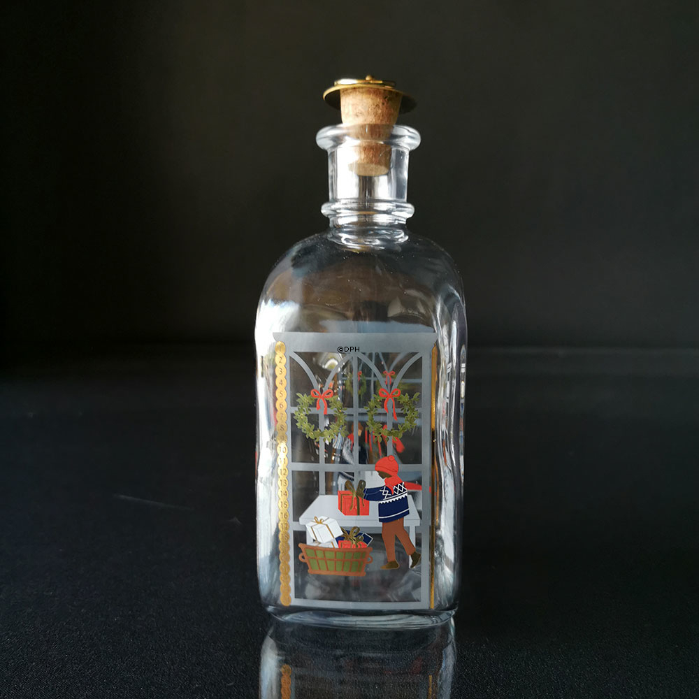 Juleflaske 2024, indhold 73 cl. Holmegaard Christmas