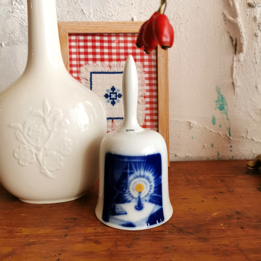 1974 Hackefors Juleklokke, lys de luxe med guld