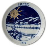 1976 Hackefors Christmas plate luxe