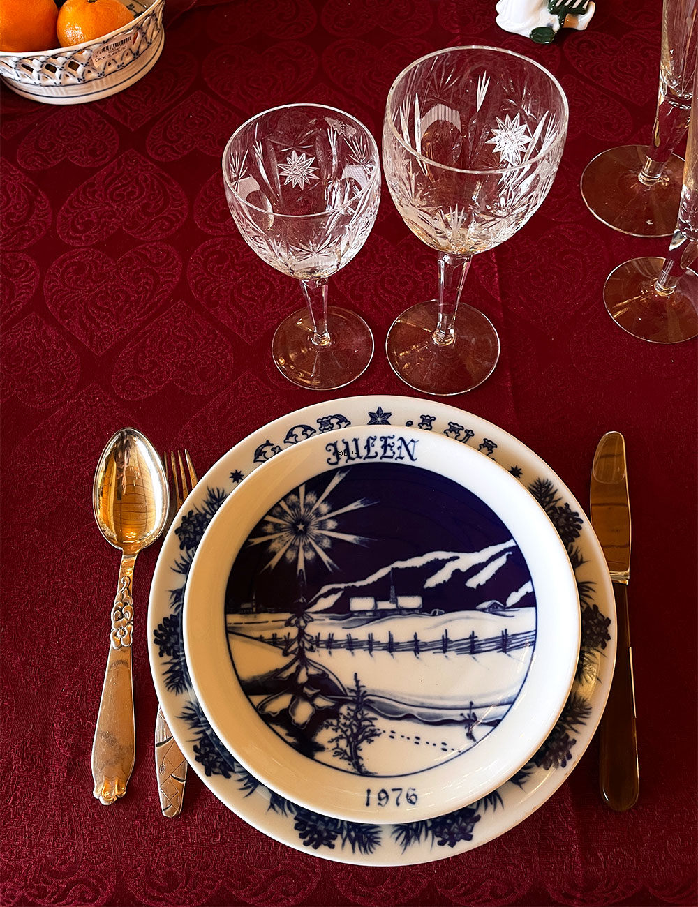 1976 Hackefors Juleplatte